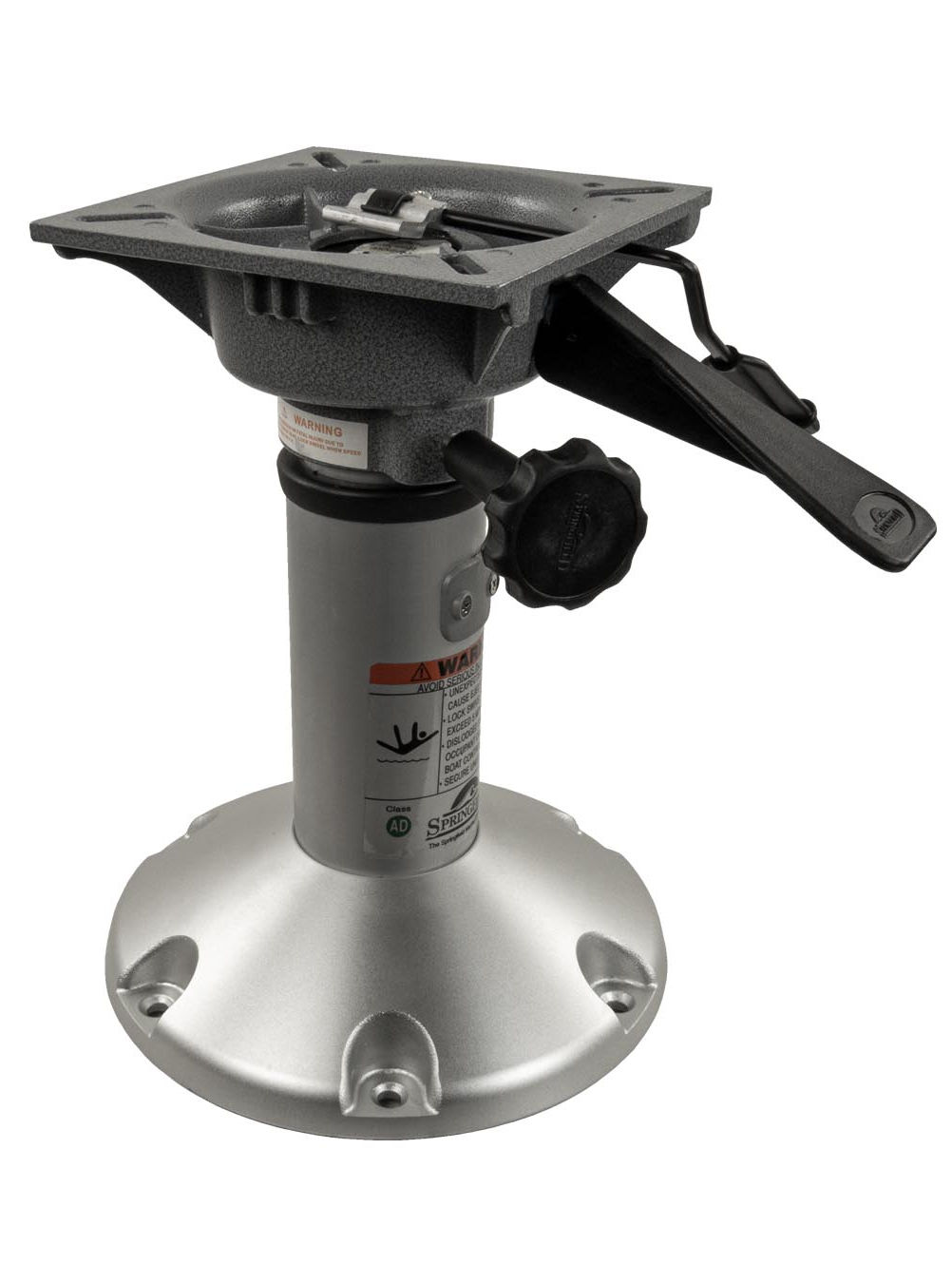 thumbnail image 2 of Springfield Marine Boat Seat Pedestal Base 3300750-D1 - 2 3/8 Inch Post Size, Aluminum 2 of 6